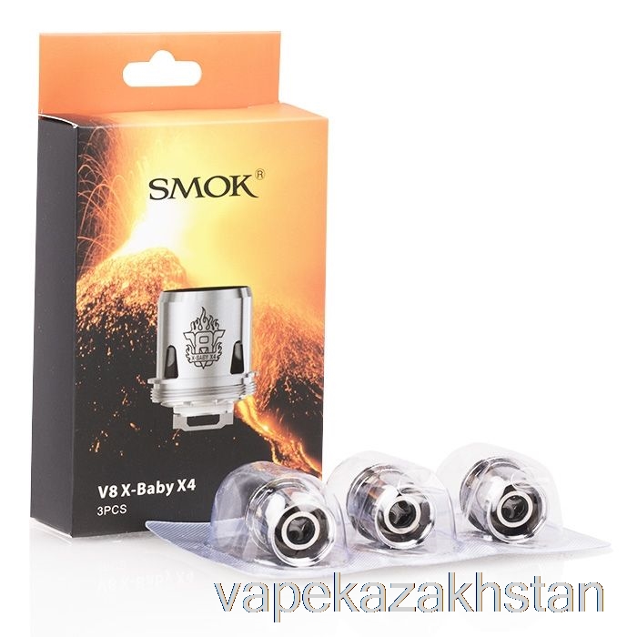 Vape Disposable SMOK TFV8 X-Baby Replacement Coils 0.13ohm V8 X-Baby X4 Core